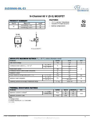 SUD50N06-09L-E3 image