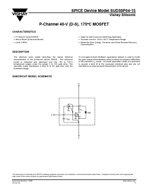 SUD50P04-15 image