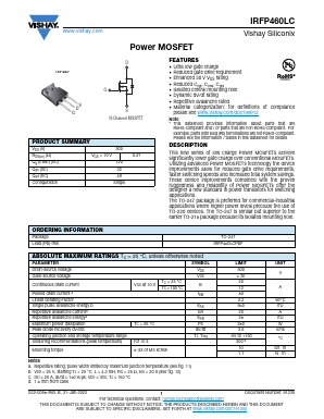 IRFP460LCPBF image