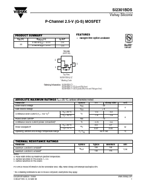 SI2301BDS image