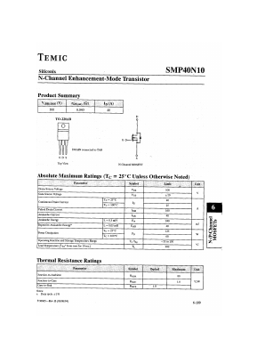 SMP40N10 image