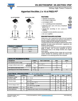 VS-20CTH03-1PBF image