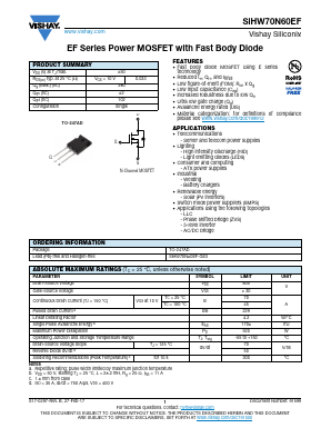 SIHW70N60EF image