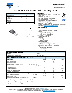 SIHG28N60EF image