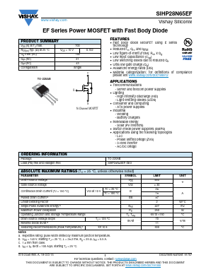 SIHP28N65EF image