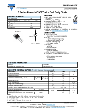 SIHP28N65EF image