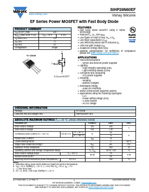 SIHP28N60EF image