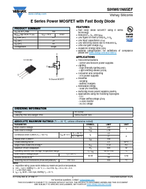 SIHW61N65EF image