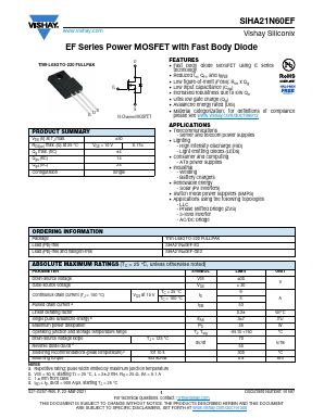 SIHA21N60EF image