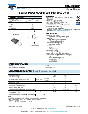 SIHG24N65EF image