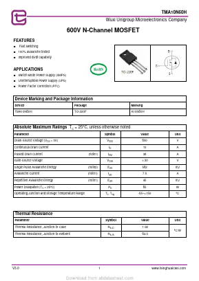 TMA10N60H image