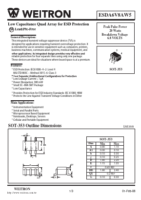 ESDA6V8AW5 image