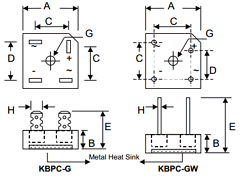 KBPC1000G image